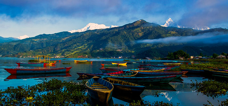 Boating in Pokhara